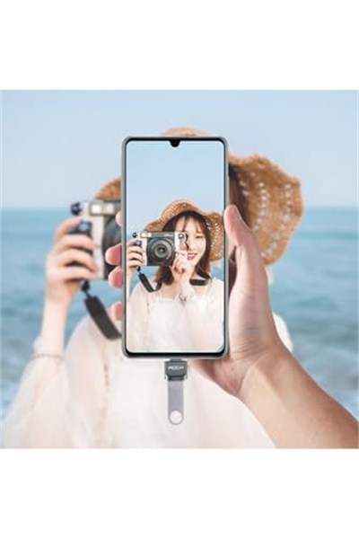 ROCK Type-C - USB-A OTG Çevirici Adaptör, MacBook/iPad Pro/Galaxy Uyumlu, 5Gbps Veri Aktarımı, Alüminyum Alaşım, Gri, CA03 Model