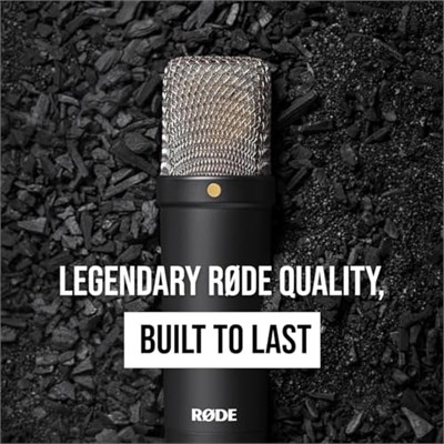 RODE NT1 Signature Series Large-Diaphragm Condenser Mikrofon (Siyah)
