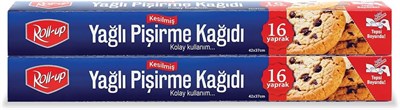Roll Up 2 adet 16 Yaprak Pişirme Kağıdı