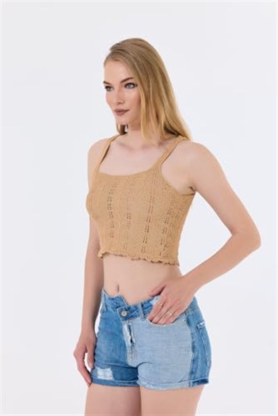 ROMANTİK TRİKO CROP