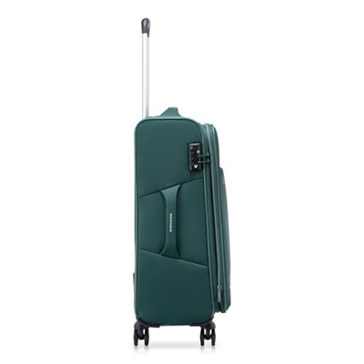 Roncato Yeşil Çekçekli Kumaş Valiz 41464287 Trolley Medio 4R Jazz 4.0