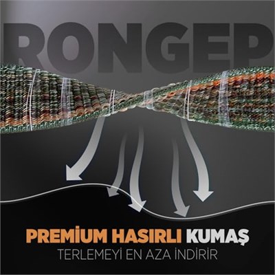 Rongep Huawei ile Uyumlu Fabric Loop 22mm Kordon GT6/GT6 Pro/GT5/GT5 Pro/GT4/GT3/GT3 Pro 46mm için Cırt Cırt Tasarım Yumuşak ve Konforlu GT6 Kordon Rahat  - Seçenekler: Green-Orange, Black, Scuba Blue