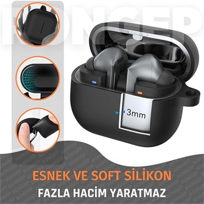 Rongep Samsung Galaxy Buds 3-Pro-3 FE için Kulaklık Kılıfı Darbelere ve Çizilmeye Karşı Kasa Koruyucu Buds 3 Pro Kılıfı Tam Koruma Sağlay - Seçenekler: Galaxy Buds 3-Pro-3 FE, Huawei FreeBuds Pro 4...