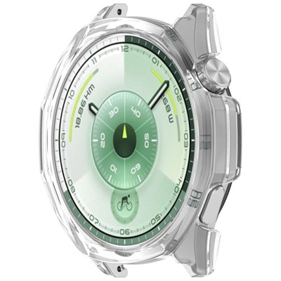 Rongep [Soft-Case] Huawei Watch GT6 46mm için 360° Kasa Koruyucu Yumuşak TPU Kılıf Dokunmatik ve Netliği Etkilemeyen GT6 Koruyucu Darbelere Karşı Huawei Watch GT 6 Ekran Koruyuculu Kılıf (Şeffaf)
