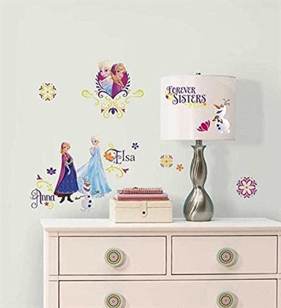 RoomMates Disney Frozen Bahar Sök ve Yapıştır Duvar Çıkartması, RMK2652SCS