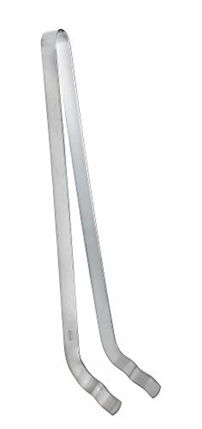 RÖSLE Barbekü Kavisli Izgara Maşası 25061 - Paslanmaz Çelik 35 cm - Seçenekler: Barbekü maşası bükülmüş, Premium barbekü ızgara maşası 30 cm