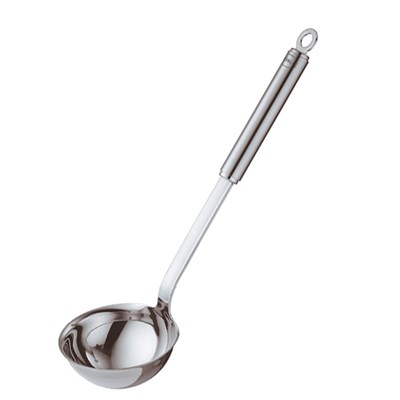 Rösle Kepçe, Yüksek Kaliteli Kepçe, Yuvarlak Saplı, 9 Cm, Paslanmaz Çelik 18/10, Bulaşık Makinesinde Yıkanabilir - Seçenekler: Kepçe, Delikli tava küreği, Seihlöffel, 14 cm