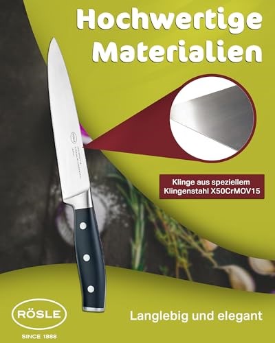 RÖSLE Tradition Et Bıçağı 12104 - Paslanmaz Çelik 18 cm - Seçenekler: Et bıçağı., Bıçak., Ekmek bıçağı, Evrensel bıçak....