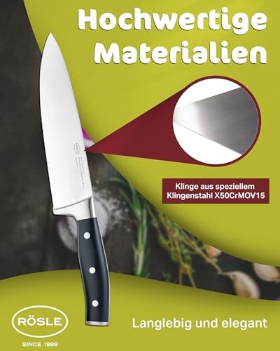 RÖSLE Tradition Şef Bıçağı 12105 - Paslanmaz Çelik 20 cm
