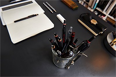 rOtring 1904753 Tikky Grafik Fiber Uçlu Kalem, Siyah Mürekkep, Kahverengi Gövde, 0.3 mm - Bedenler: 0.1 Mm, 0.2 Mm, 0.3 Mm, 0.5 Mm, 0.4 Mm, 0.7 Mm, 0.8 Mm