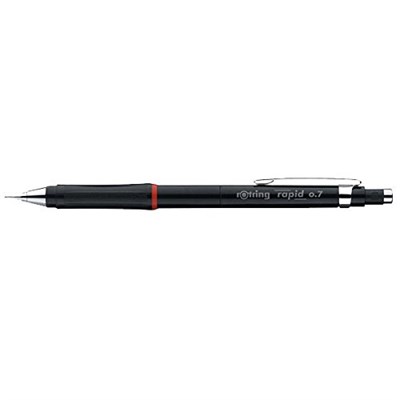 Rotring Rapid Mekanik Kurşun Kalem, Siyah, 0.7 Mm - Bedenler: 0.5 mm, 0.7 mm