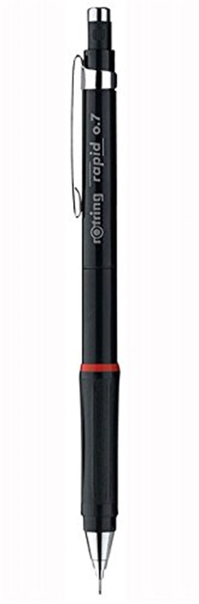 Rotring Rapid Mekanik Kurşun Kalem, Siyah, 0.7 Mm - Bedenler: 0.5 mm, 0.7 mm