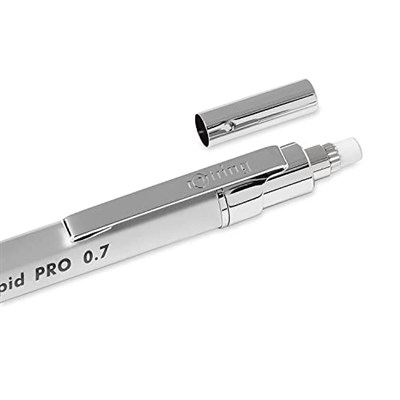 Rotring Rapid PRO Mekanik Kurşun Kalem, Gümüş, 0.7 mm