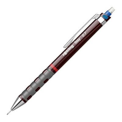 Rotring Tikky Versatil, Uçlu Kalem 0.7 mm, Bordo