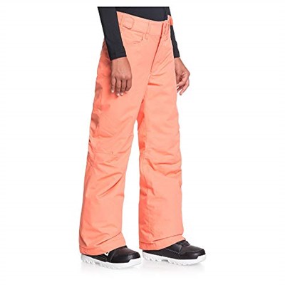 Roxy Girls Backyard-Kar Pantolon 8-16, Fusion Coral, 16 / XXL