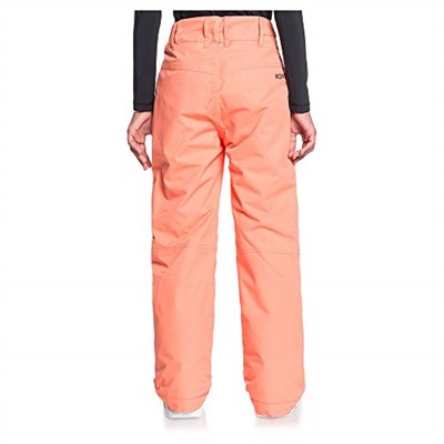 Roxy Girls Backyard-Kar Pantolon 8-16, Fusion Coral, 16 / XXL