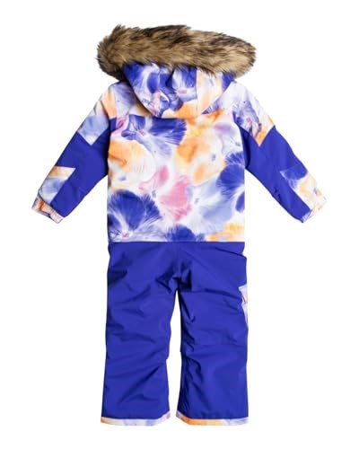 Roxy Sparrow Jumpsuit 2-7 Yaş Çocuk Kayak Tulumu-ERLTS03012 WBB1-BRIGHT WHITE PANSY PANSY RG 2Y