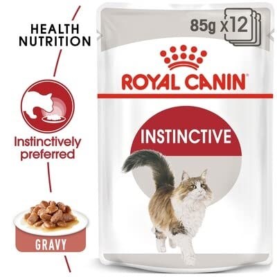 Royal Canin Instinctive Gravy Pouch Yaş Kedi Maması 85 gr x 12 Adet - Seçenekler: 12 x 85gr, 12 x 85gr (2 paketi), Instinctive 7+ Yaş...