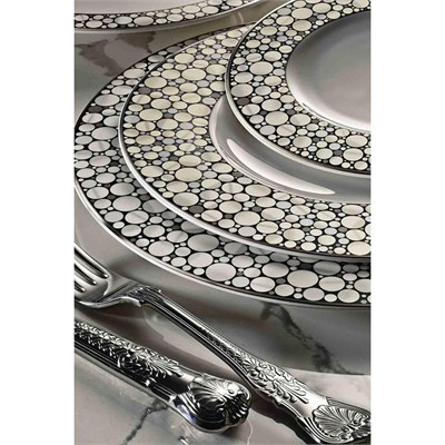 Royal Canterbury Silver Pearl Yemek Takımı 72 Parça