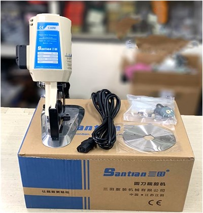 Rs 100 245 W Yuvarlak Bıçaklı Astar Kumaş Bez Kesim Motoru