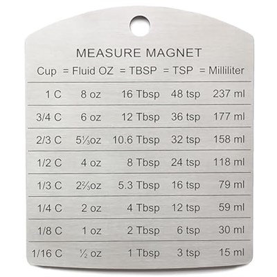 RSVP International Endurance Magnet Koleksiyonu Paslanmaz Çelik, Dönüşüm Mıknatısı, 4.125x3.5