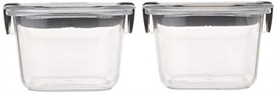 Rubbermaid Brilliance Gıda Saklama Kabı, Küçük, 1,3 Bardak, Şeffaf, 2li Paket