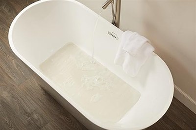 Rubbermaid Commercial Products - 1982729 Safti-Grip Banyo Paspası, 91,44 cm x 45,72 cm, Beyaz, Kaymaz Küvet için