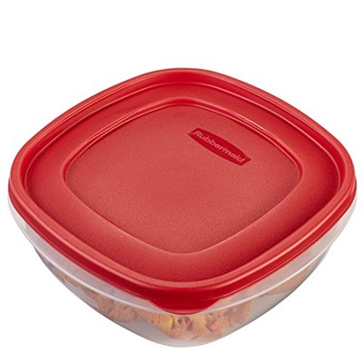 Rubbermaid Easy Find Lids Gıda Saklama Kabı, 4 Parça Set, Kırmızı (1787251)