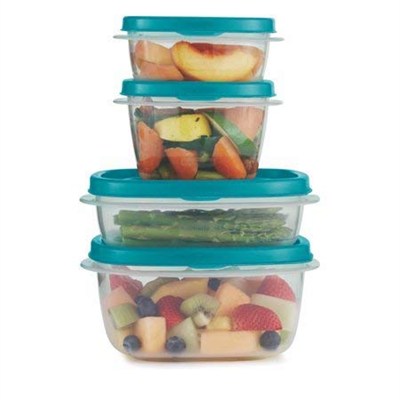 Rubbermaid Food Storage 38 Piece Set with Easy Find Lids, Teal