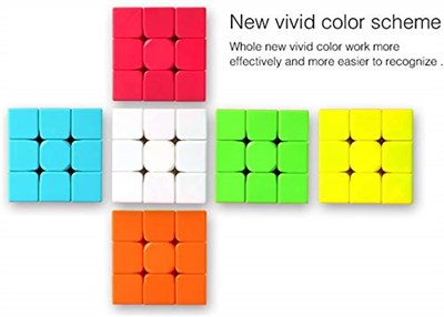 Rubik Zeka Sabır Küpü Neon Renkler 3 X 3 X 3