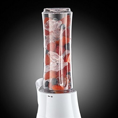 Russell Hobbs 21350 - 56 Blender Mix Smoothie Yapıcı, 0,4 PS Güçlü Motor (300 Watt, 24.000 dev/dak), İki Adet BPA İçermeyen Şişe Dahil, Paslanmaz Çelik Bıçaklı, 0,6