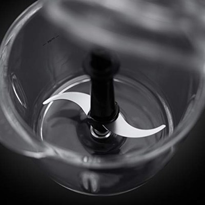 Russell Hobbs 24660-56 Mini Doğrayıcı Desire, Tek Elle Kontrol Düğmesi, Kapak Dahil 500 Ml Cam Kap, Sebze Doğrayıcı, Elektrikli Karıştırıcı, Sebzeler, Meyveler ve Etler İçin, Kırmızı