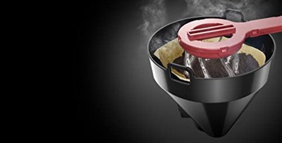 Russell Hobbs Colours+ dijital kahve makinesi, kırmızı, programlanabilir zamanlayıcı, 1,25 l cam sürahi, 10 fincana kadar, sıcak tutma plakası, otomatik kapanma, 1100 W, filtre kahve makinesi 24031-56
