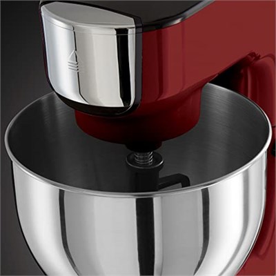 Russell Hobbs Desire 23480-56 Mutfak Robotu, Planet Karıştırma Sistemli, Darbe Fonksiyonu, Dönebilir Karıştırma Kolu, Kırmızı, Kırmızı/Siyah