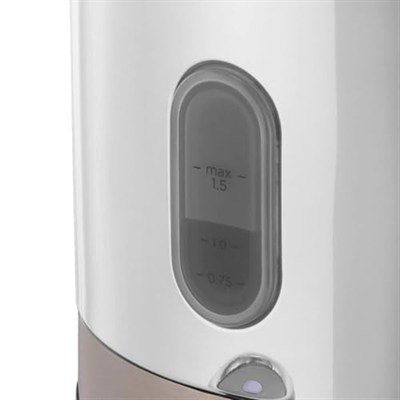 Russell Hobbs Distinctions 26422-70 su ısıtıcısı [1,5 l] paslanmaz çelik titanyum (hızlı pişirme fonksiyonu, çıkarılabilir kireç filtresi, optimize edilmiş dökme ağzı, dış su seviyesi göstergesi) çay
