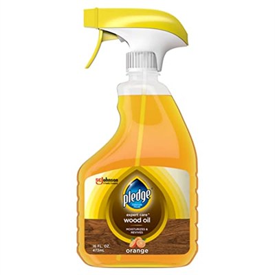S C Johnson Wax 26363 Pledge Spray, 473,64 ml, Turuncu