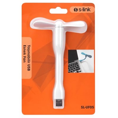 S-link SL-UF05 Beyaz Usb Fan