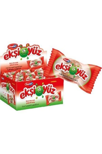 SAADET Ekşiyüz Sakız Kola 100 Adet