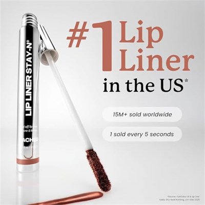 Sacheu Beauty Lip Liner Stay-N Soyulabilir Uzun Süre Kalıcı Dudak Çizgisi Belirginleştirici 03 P-Inked 3.5M