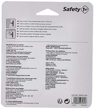 Safety 1st 38005760 – ek aynayla, arka ayna vantuzlu sabitleme