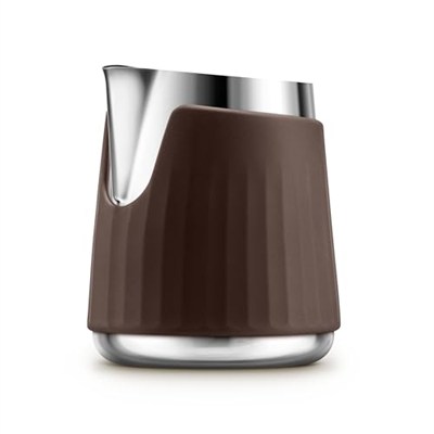 Sage - Pro Control Jug – 420 ml kulpsuz sütlük, Latte türü için dökme ağzı, çıkarılabilir ısıya dayanıklı silikon kaplama, eğilebilir ağız – paslanmaz çelik