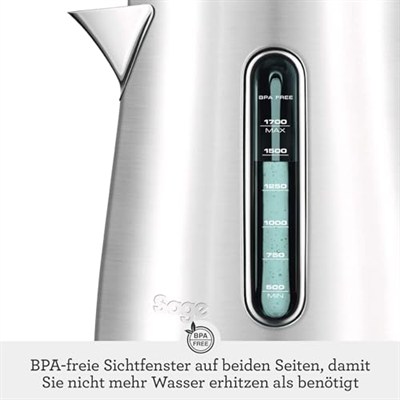 Sage Ske735 Bst The Soft Top Luxe Kettle Siyah