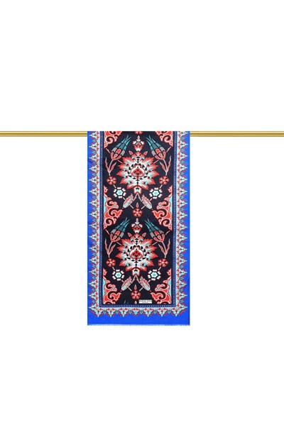 Saks Kırmızı Çini Lale Vual Fular