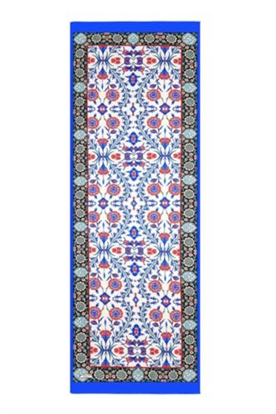 Saks Lacivert Selçuk Desen Fular
