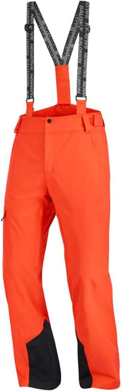 Salomon BRILLIANT Erkek Kayak Pantolonu, Cherry Tomato, M Beden