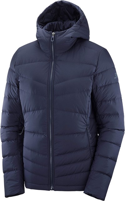 SALOMON Damen TRANSITION DOWN HOODIE W Weste, Schwarz/ao, XS
