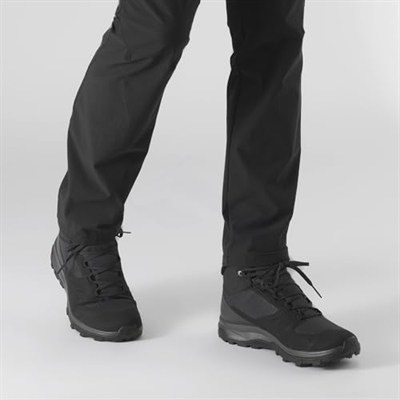 Salomon Kadın OUTsnap CSWP W Yürüyüş Botu, Black/Ebony/Black, 37 1/3 EU