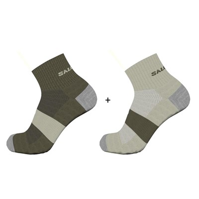 Salomon Lc1983400 Evasion Ankle 2-Pack Çok Renkli Unisex Çorap