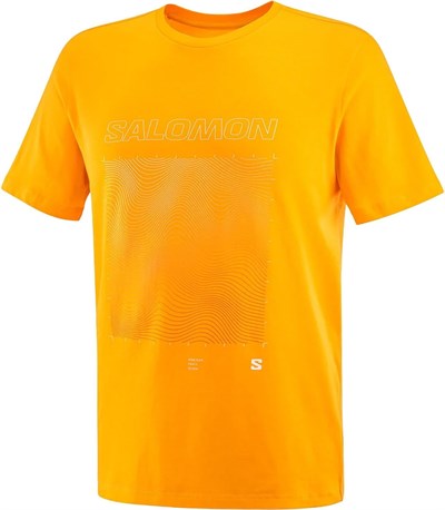 Salomon Lc2219200 Graphic Ss Tee M Kahverengi Erkek T-Shirt