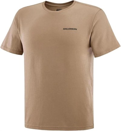 Salomon Lc2219400 Graphic Perf Ss Tee M Kahverengi Erkek T-Shirt